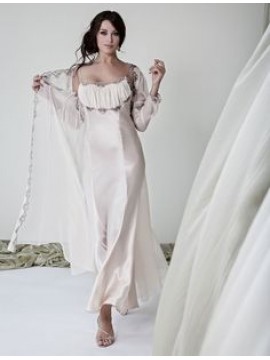 Jane Woolrich Apricot Nightdress